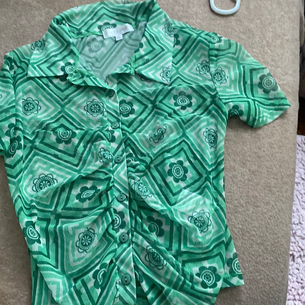 Green shirt